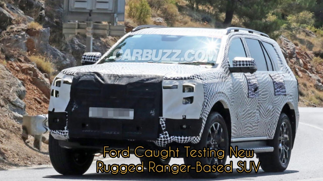 11 Ford Everest SUV Spotted Testing In Europe - YouTube