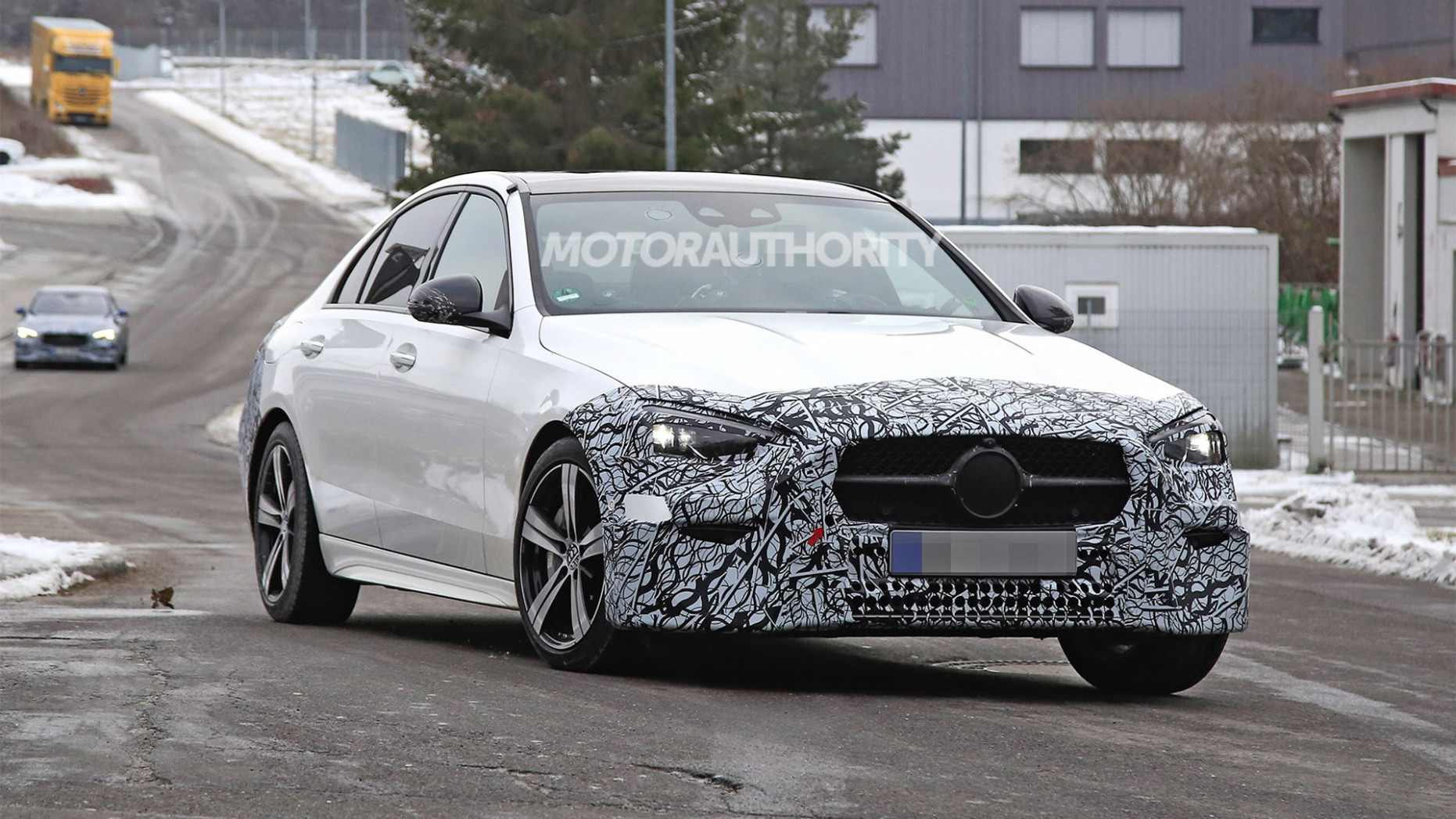 14 Mercedes-Benz C-Class spy shots: S-Class looks and tech in