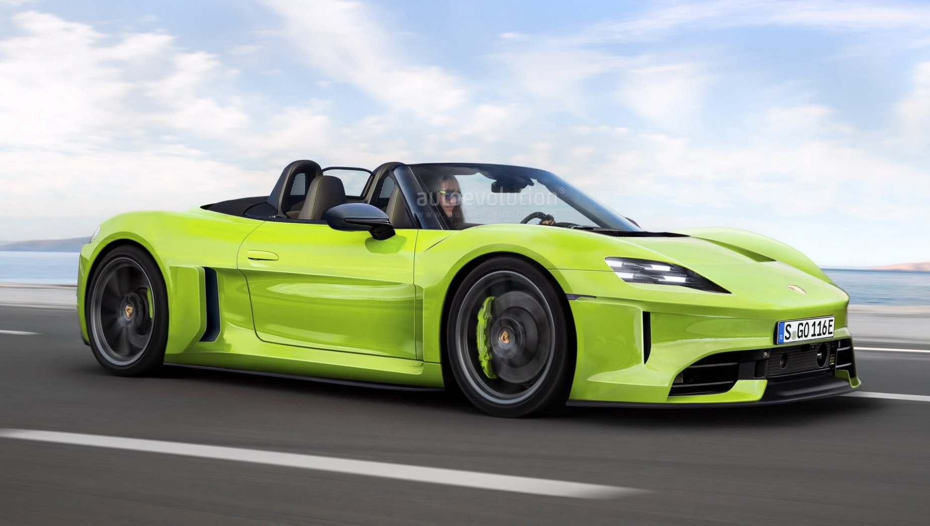 11 Porsche 11 Boxster and Cayman imagined with electric power - 2024 Porsche 718