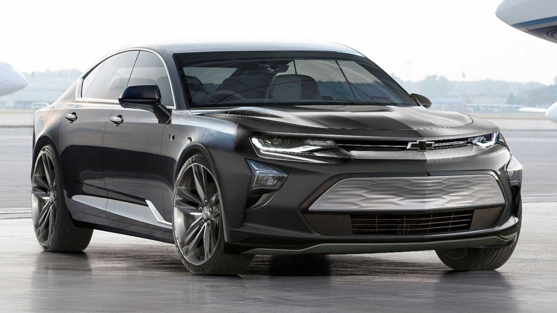 All-Electric Chevy Camaro Sedan Imagined In Unofficial Renderings - 2024 The All Chevy Camaro
