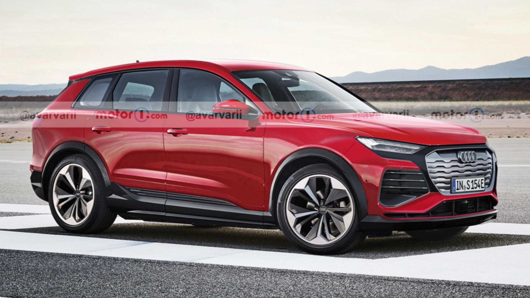 Audi Q14 E-Tron Rendering Takes After The First Spy Photos - 2024 Audi Q5 Suv