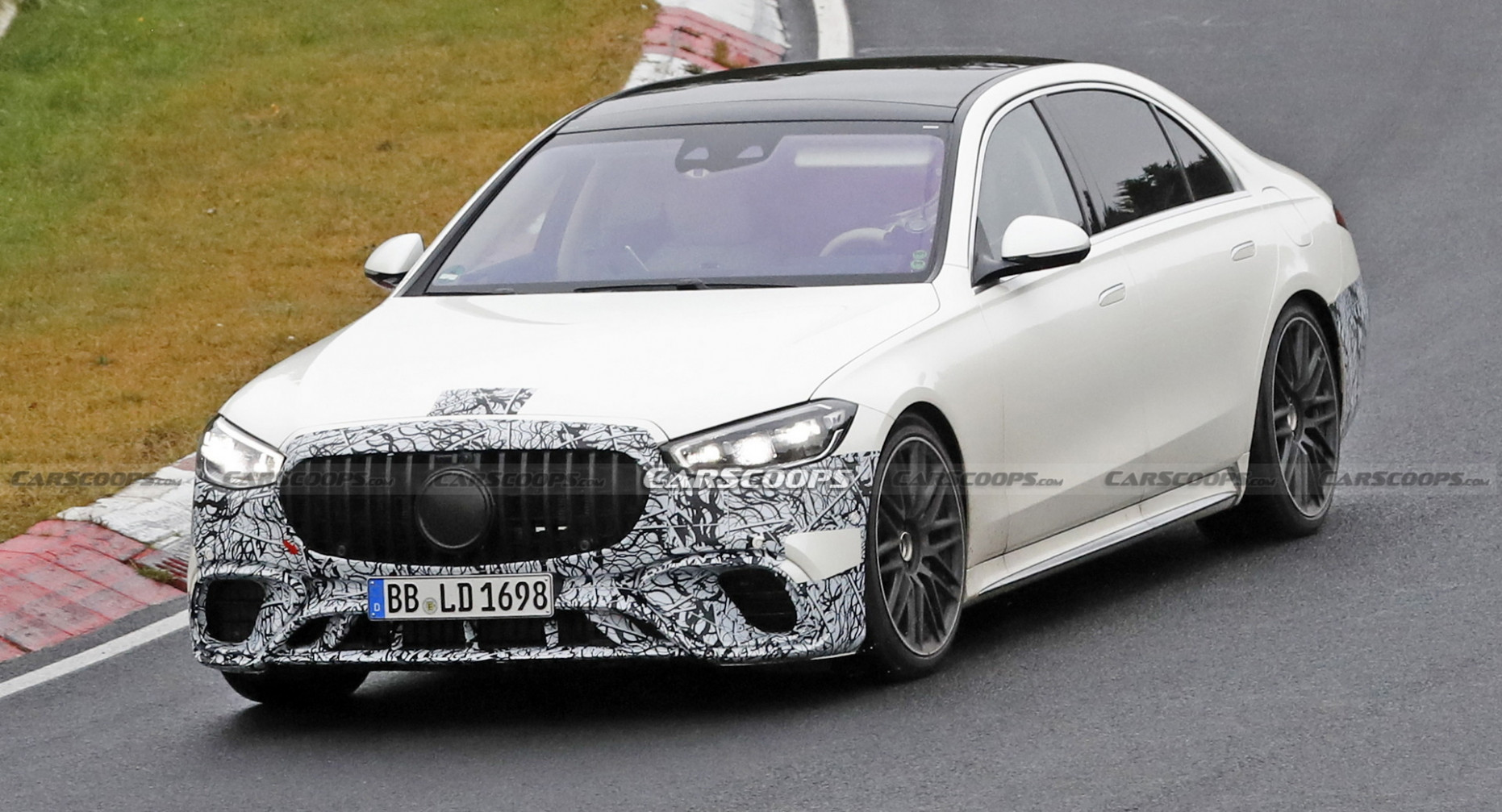 Plug-In Hybrid 12 Mercedes-AMG S-Class Spotted Again Testing At  - 2024 The Spy Shots Mercedes E Class