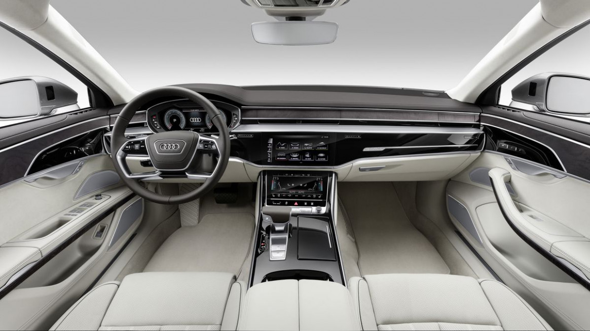 The new Audi A14 luxury sedan is a high-tech beast that can drive  - Audi A8