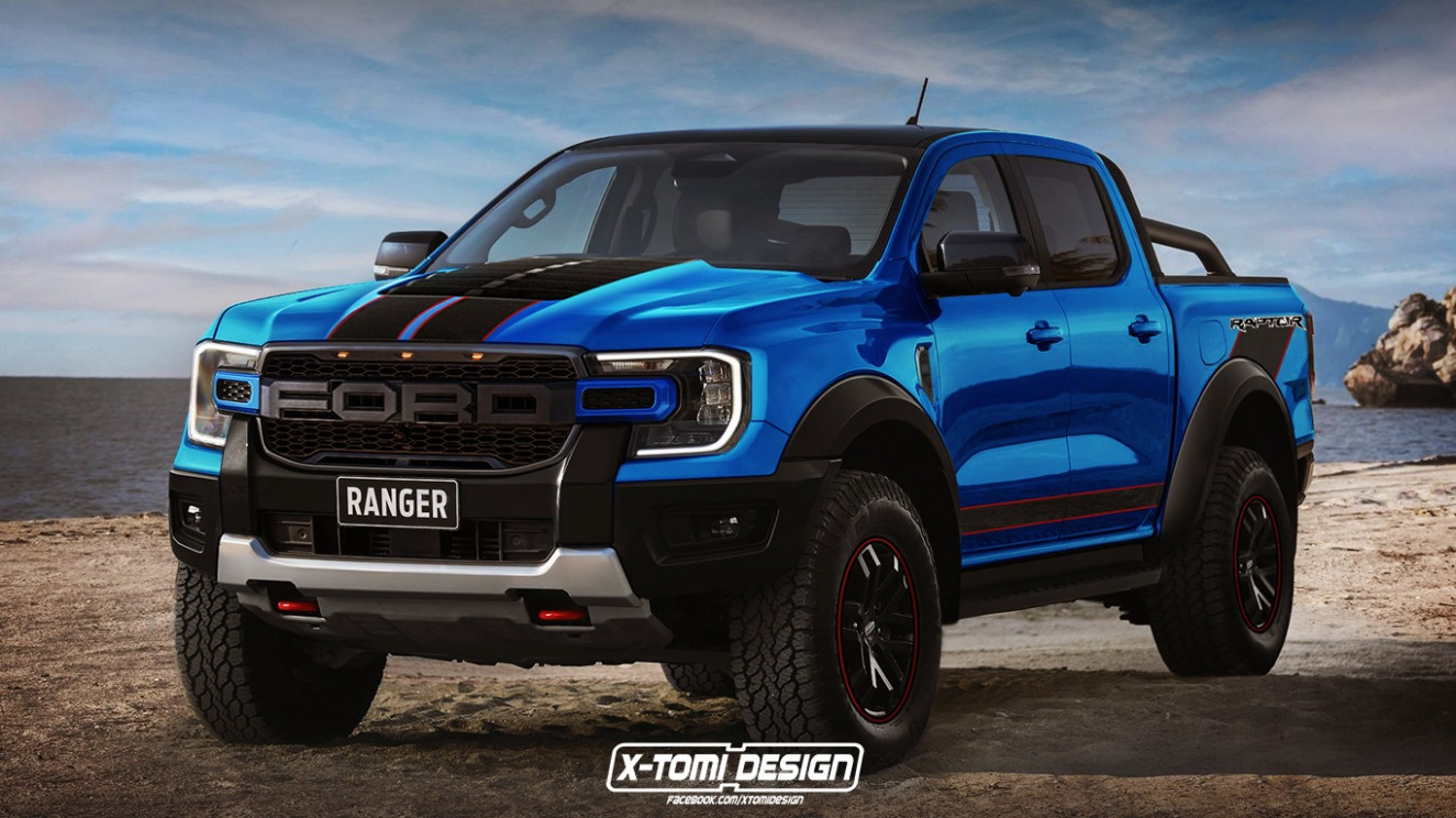 3 Ford Ranger Raptor Rendered With Butch Styling - autoevolution