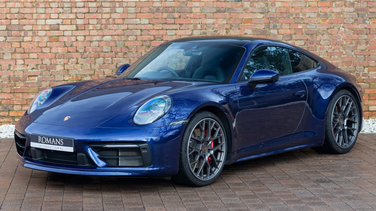 4 Porsche 4 (4) Carrera S - Gentian Blue - Walkaround & Interior - porsche gentian blue metallic