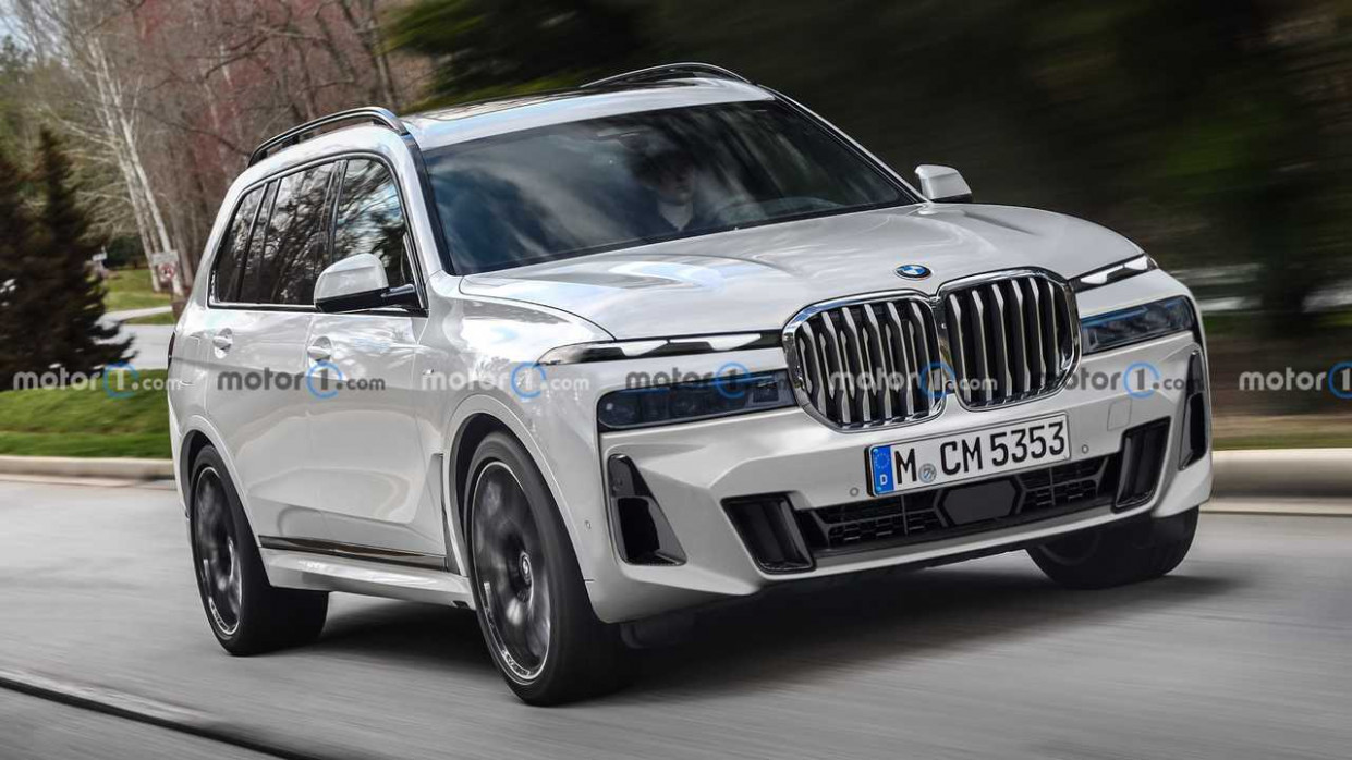 BMW X13 Facelift Rendered With Split Headlights After New Spy Shots