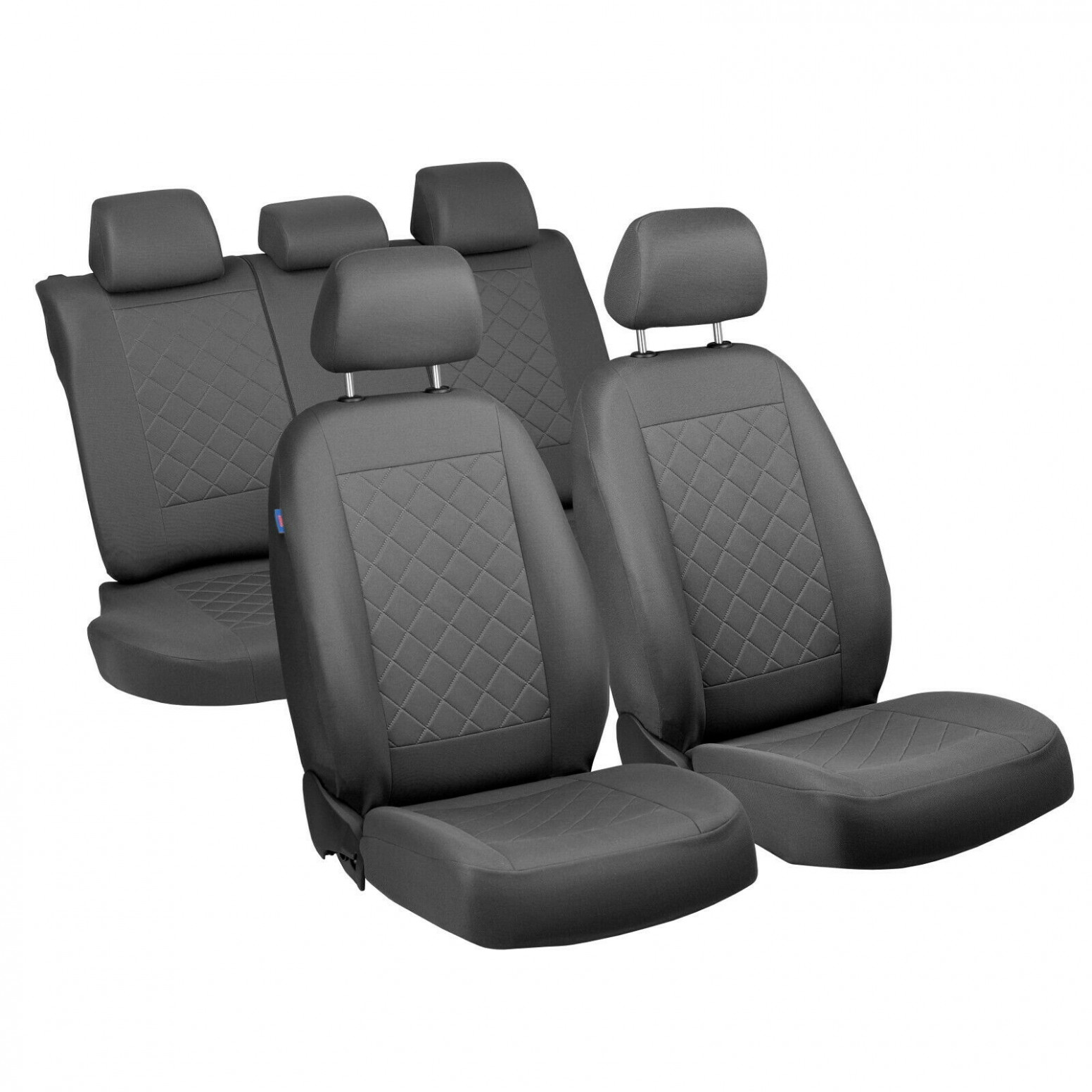 Car Seat Covers for KIA Sorento Full Set Grey Squares for sale  - kia sorento car seat covers