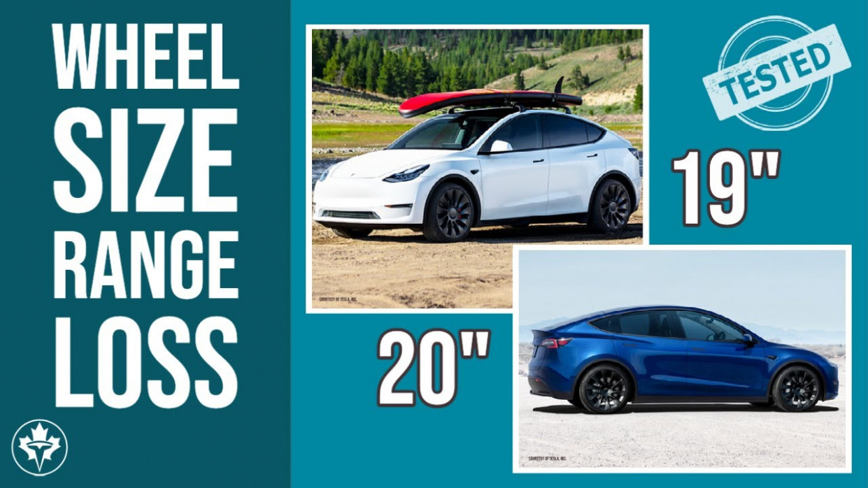 DEFINITIVE: Tesla Model Y Wheel Size and Range Loss (TESTED) - tesla model y 19 vs 20 inch wheels