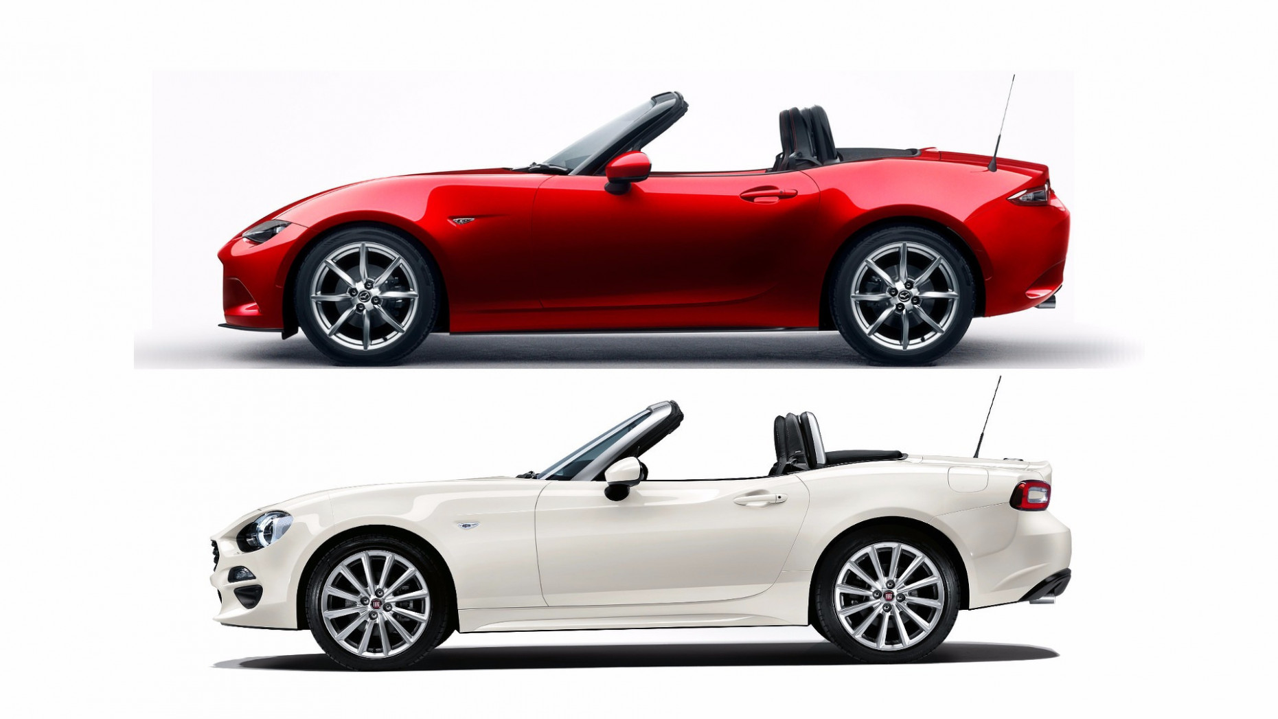 Fiat 14 Spider and Mazda Miata in shockingly tight sales race