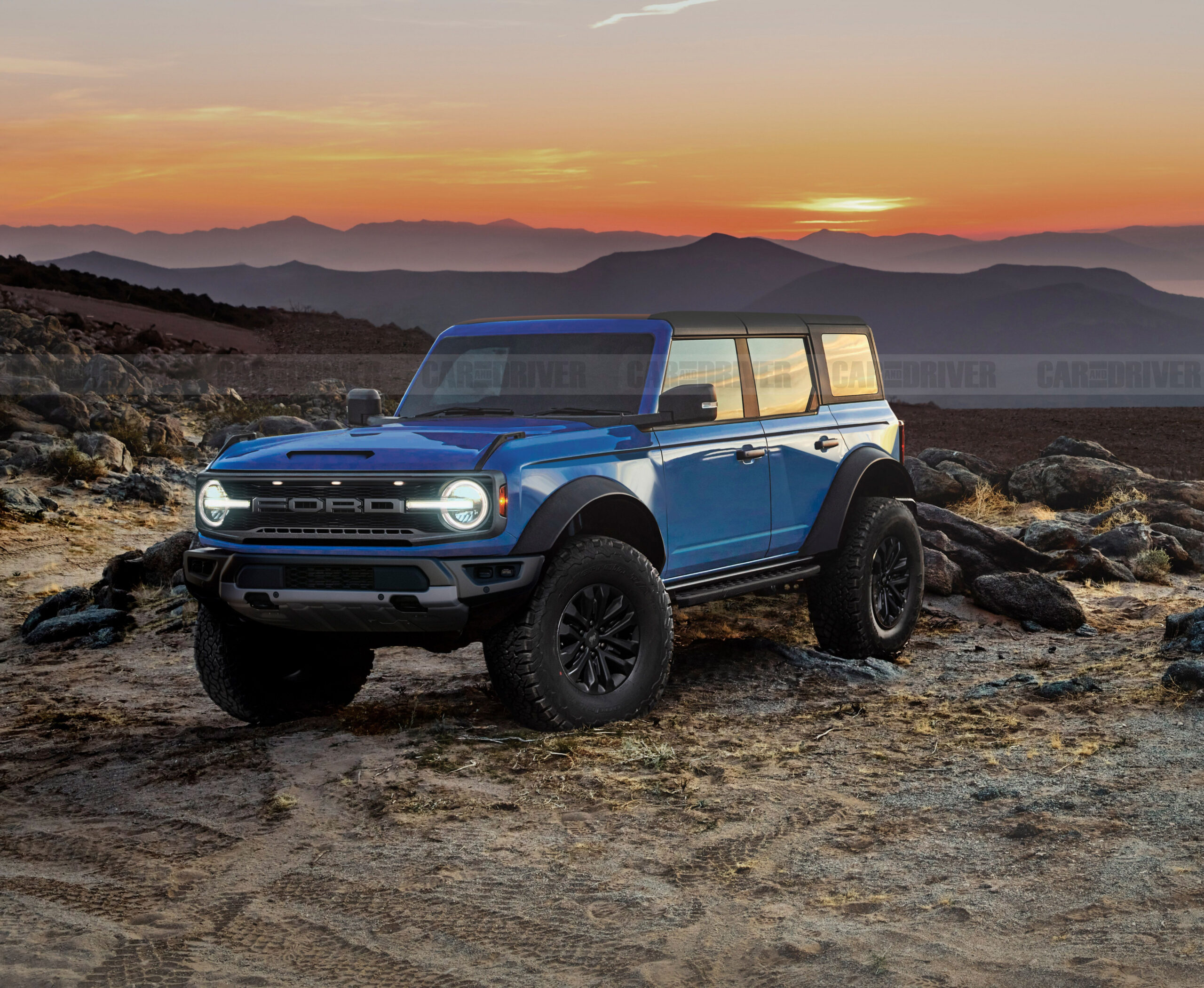 2023 Ford Bronco Blue