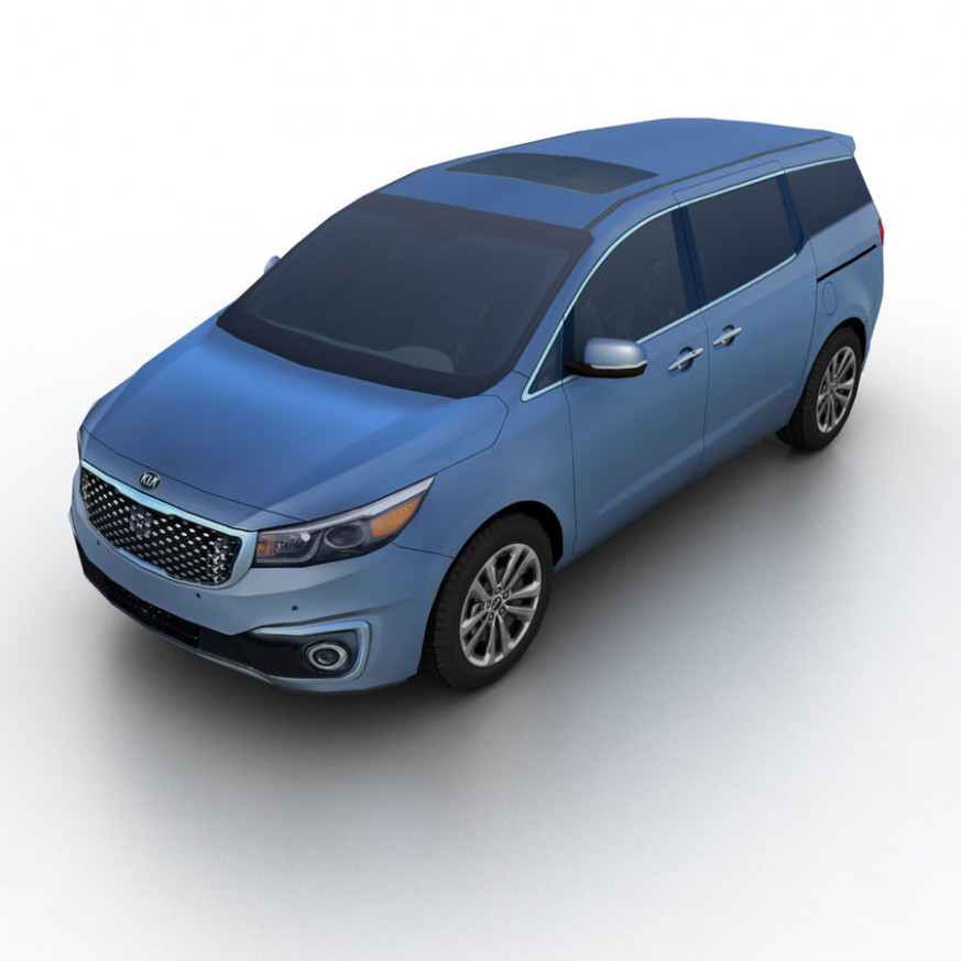 Kia Sedona 11113 1113D Model $11113 - .max .obj .1113ds .fbx .dae - Free1113D