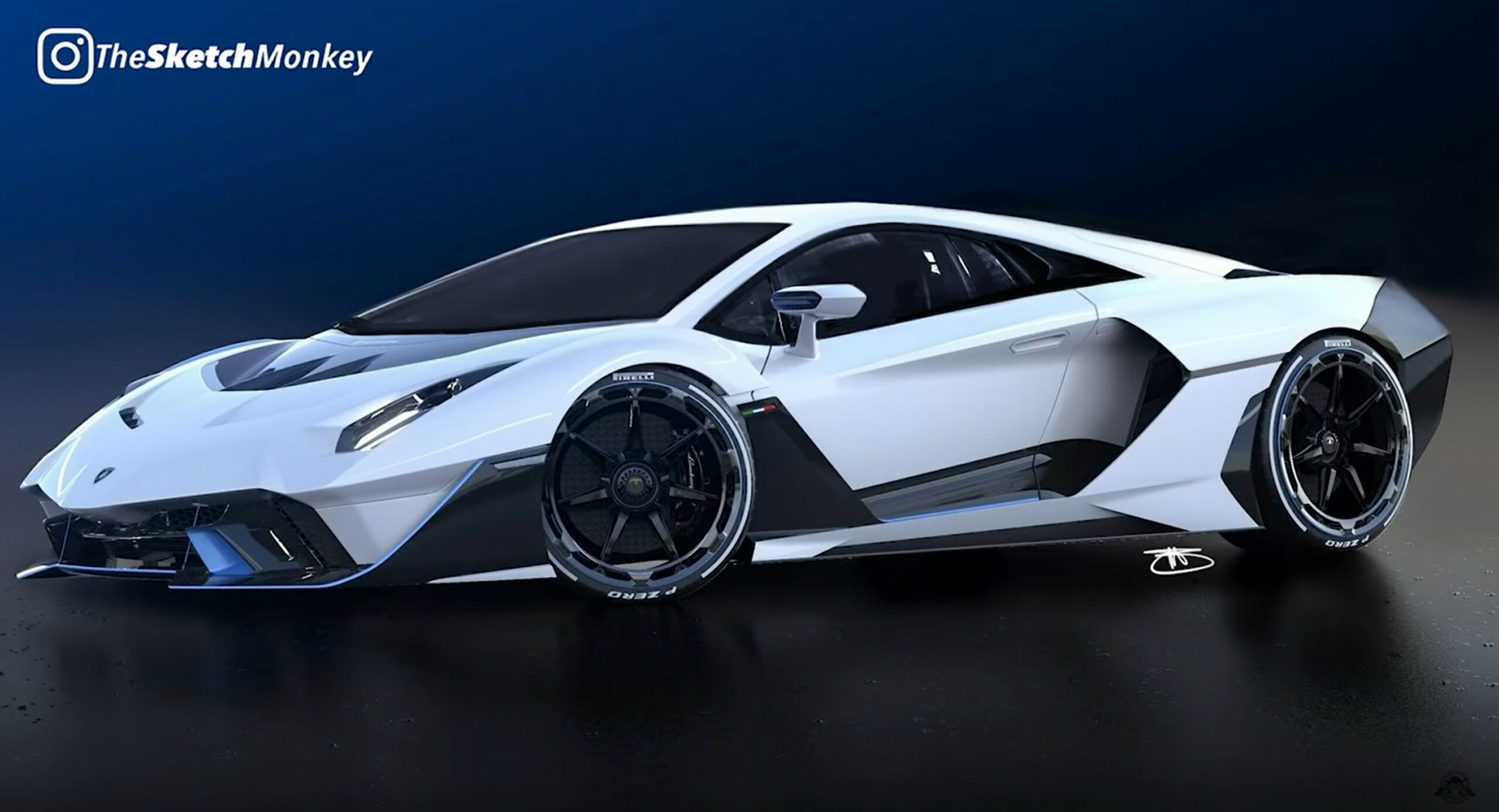 Lamborghini SC13-Inspired Styling Seems To Work Well For Aventador