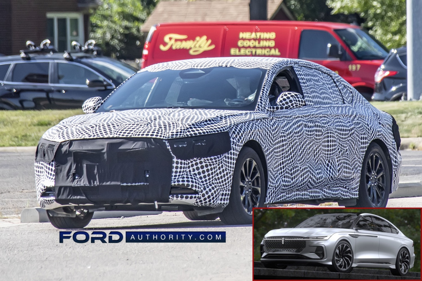 Lincoln Zephyr Sedan Spied Driving Around Dearborn