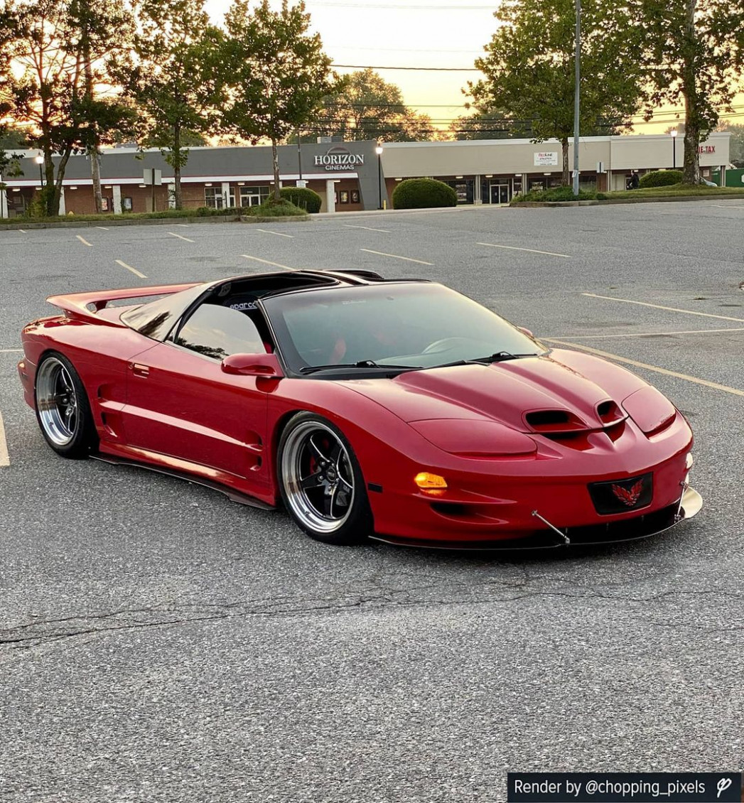 Mid-Engined Pontiac Firebird Trans Am Looks Like Acura NSX Rival