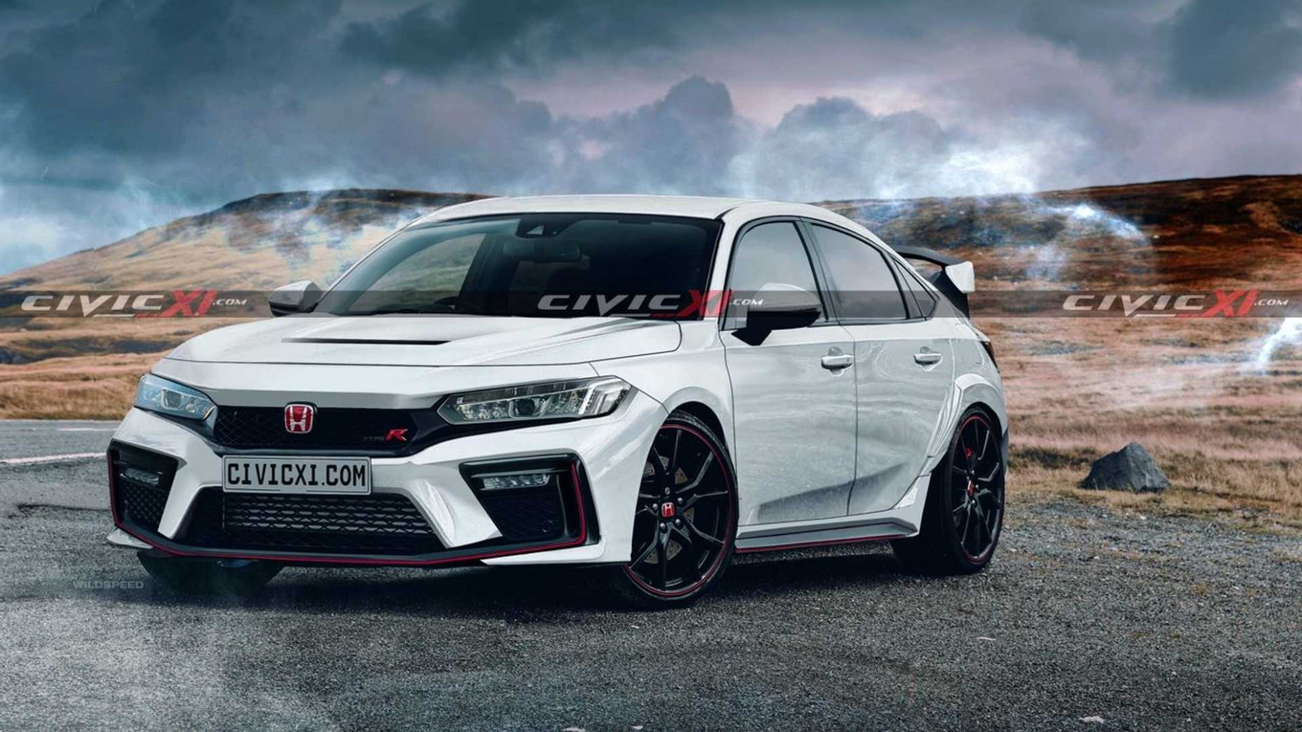 New Honda Civic Type R Rendered After Leaked Patent Images