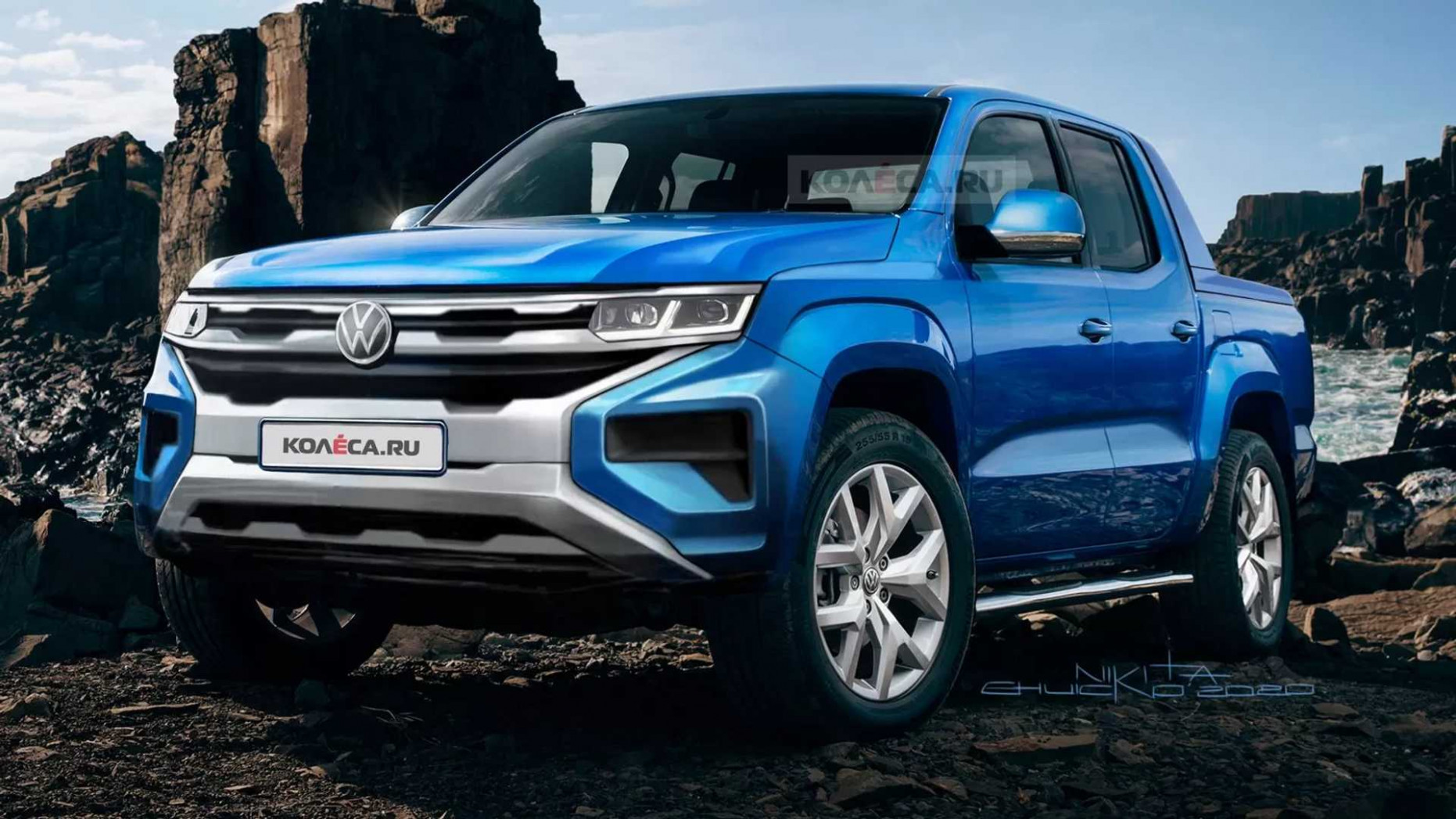 Next-Gen VW Amarok Rendered Based On Teaser Sketch