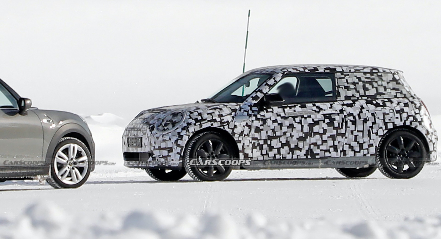 Next Generation MINI EV Spied In Early Prototype Form Ahead Of A