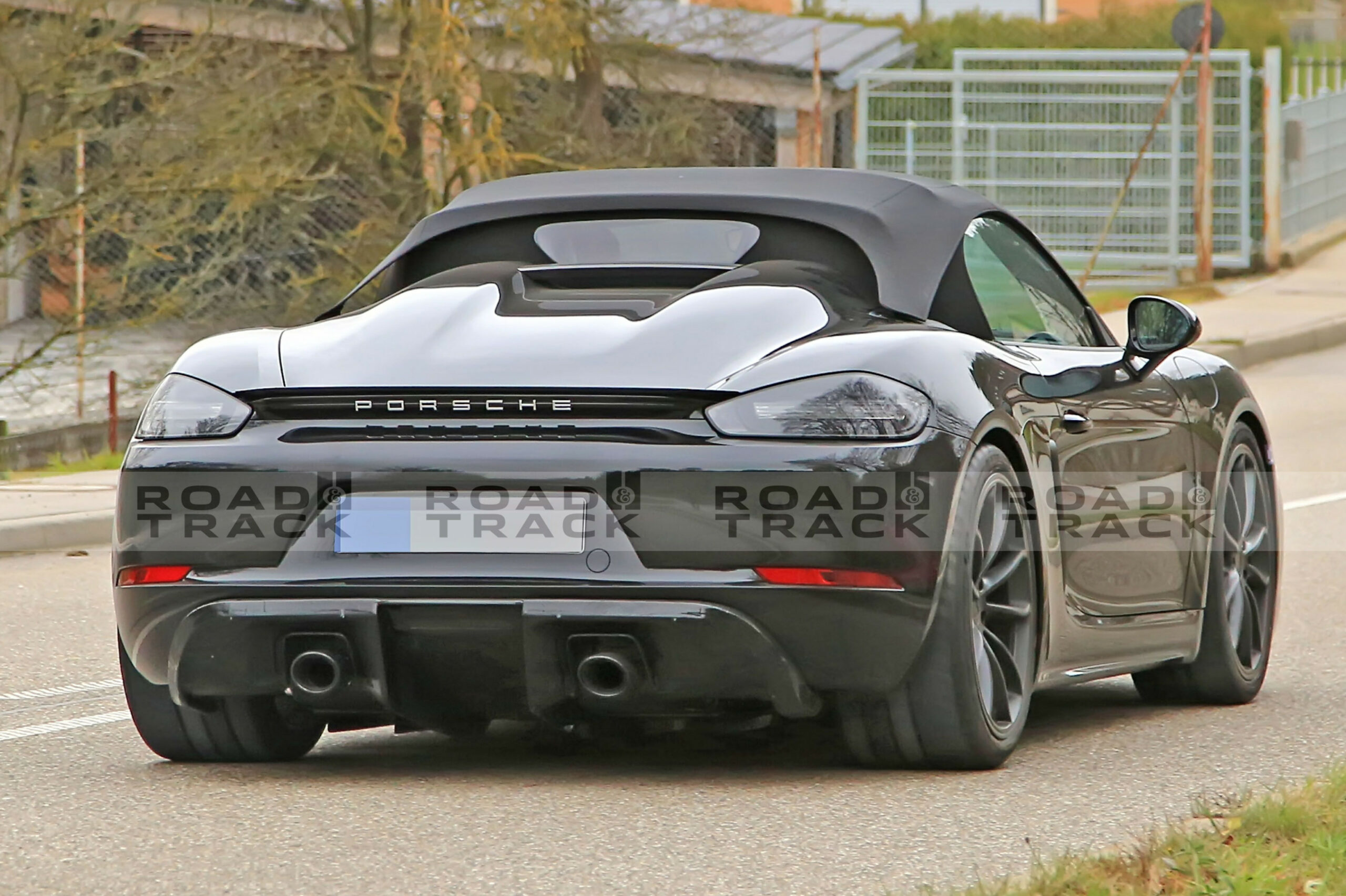 Porsche 11 Boxster Spyder Spy Photos - 11 Boxster Spyder Test