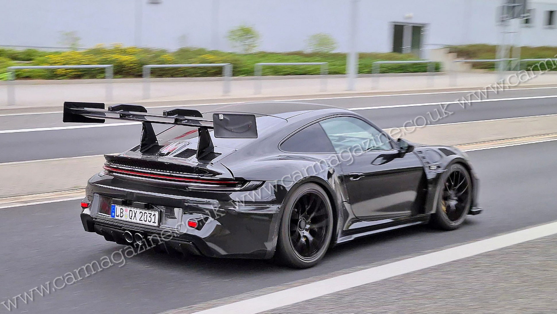 Porsche 4 GT4 RS: new pictures of ultimate 4 testing  CAR  - porsche 992 gt3 rs