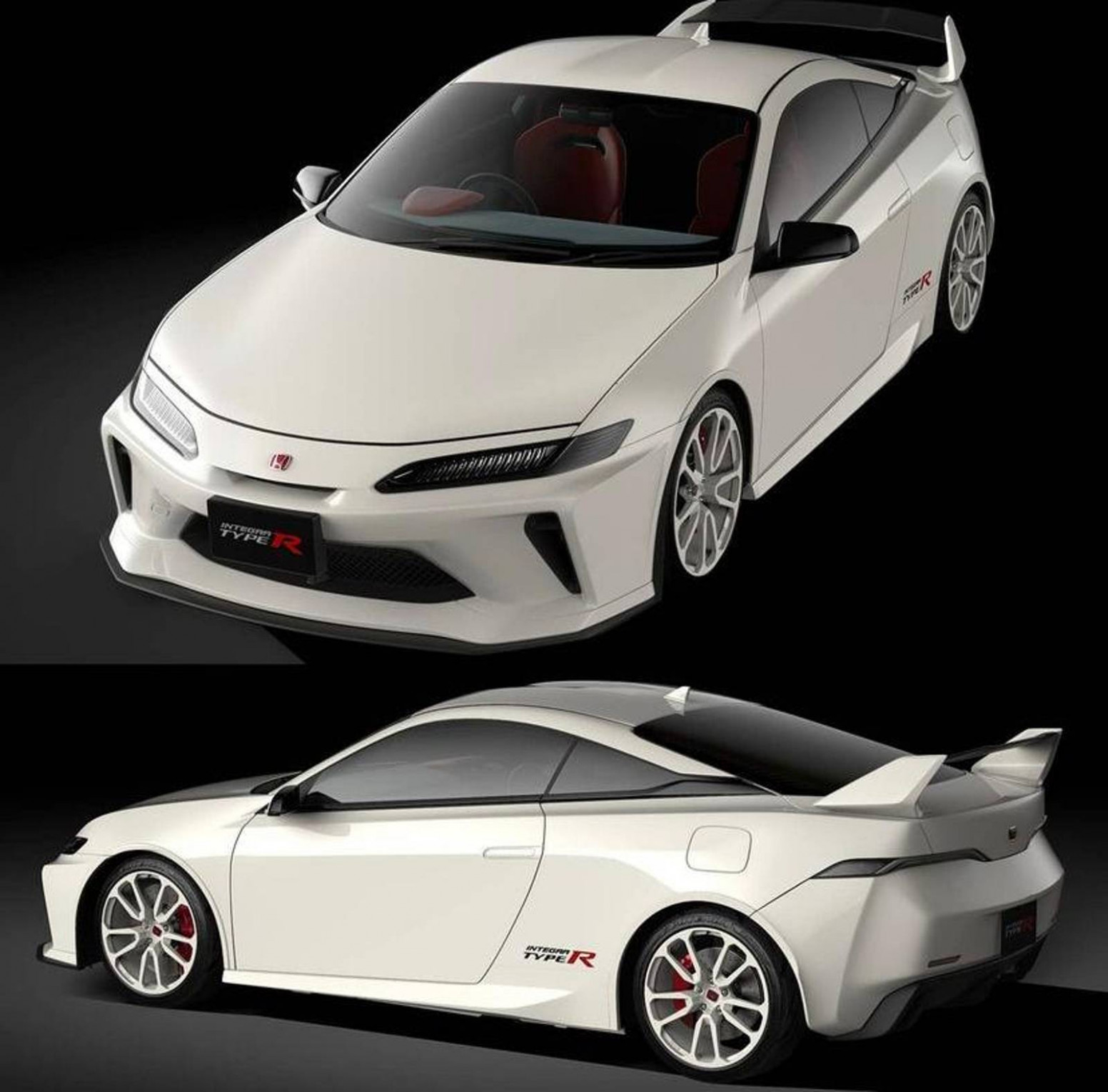 This Honda Integra Type-R Rendering Is Faithful To Both The Past