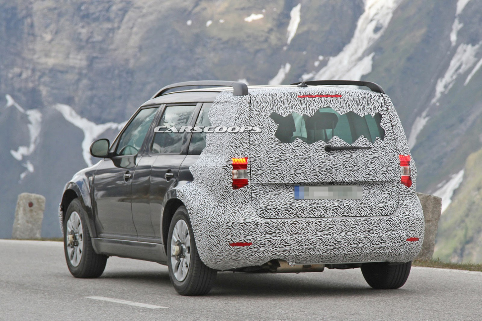 This Skoda Test Mule Will Grow Up To Become A Mid-Size SUV  Carscoops